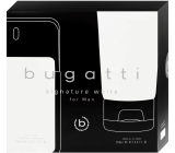 Bugatti Signature White Eau de Toilette 100 ml + Duschgel 200 ml, Geschenkset für Männer