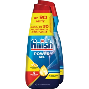 Finish Power Lemon Gel für Geschirrspüler 2 x 900 ml