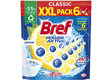 Bref WC-Kugeln Power Aktiv Zitrone, 6x 50 g