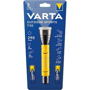 Varta Taschenlampe F20 Outdoor Sport Handlampe, 1 Stk