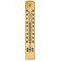 Schneider Innenthermometer Mini II, Holz 200 x 34 mm