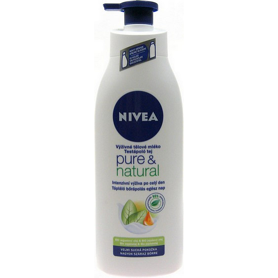 Nivea Pure & Natural Pflegende Körperlotion für sehr trockene Haut 400 ml