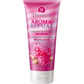 Dermacol Aroma Ritual Rosa Ingwer Belebende Körperlotion 200 ml