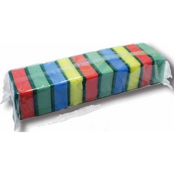 MAKRO Geschirrschwämme 10 Stück 80 x 55 x 28 cm