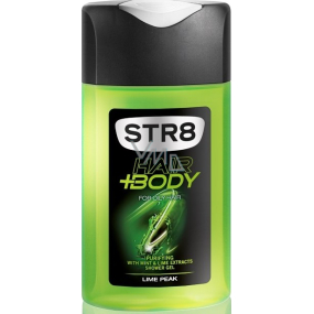 Str8 Lime Peak Duschgel für Männer 250 ml