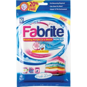 Fabrite Fresh Linen Waschpulver Scheiben 20 Waschen 20 Stück