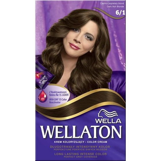 Wella Wellaton Creme Haarfarbe 6/1 Dunkel aschblond
