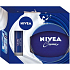 Nivea Creme 250 ml + Lippenbalsam Classic 4,8 g, Kosmetikset für Frauen