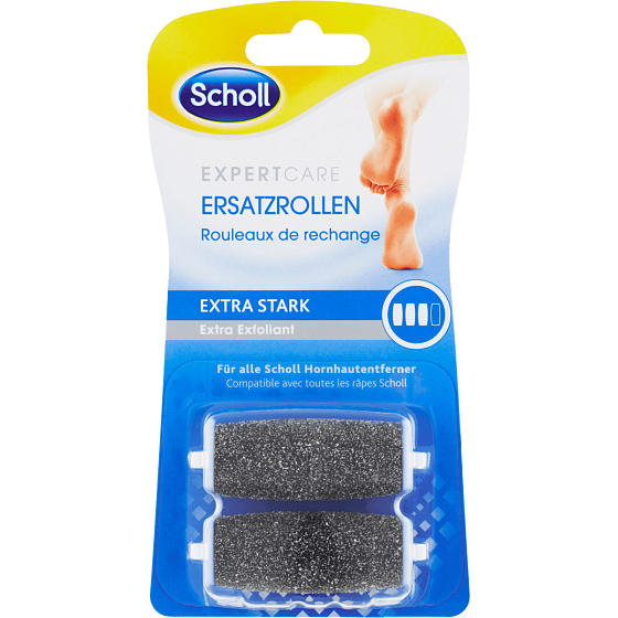 Scholl Expert Care Extra Exfoliant extra grob mit Meeresmineralien Ersatzkopf für Elektrofeile 2 Stück