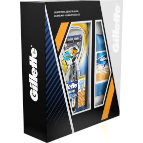 Gillette Fusion ProGlide Flexball Rasierer + Gillette Sport Triumph Antitranspirant Stick für Männer 70 ml, Kosmetikset