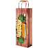 Engel Geschenk Papiertüte für eine Flasche 36 x 12 x 9 cm braun mit Wein