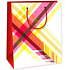 Ditipo Geschenk Papiertüte 18 x 10 x 22,7 cm weiß kariert