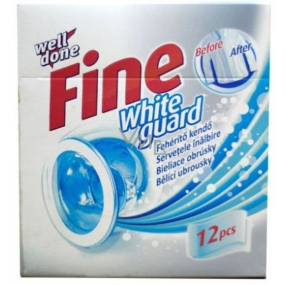Gut gemacht Fine White Guard Bleichtücher zum Waschen von 12 Stück