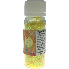 Art e Miss Sprinkler Glitter für dekorative Zwecke Gelbe Kreise 14 ml