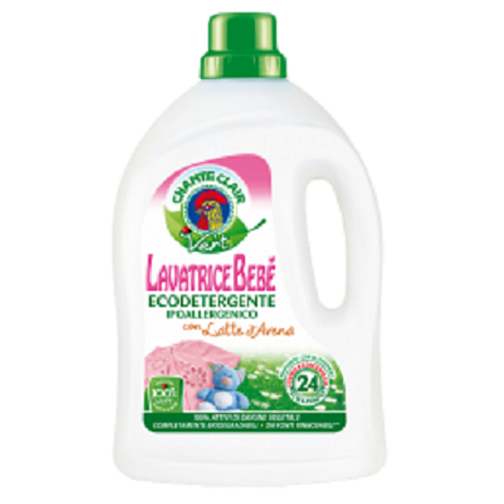 Chante Clair Vert Lavatrice Bebé Flüssigwaschmittel zum Waschen von Kinderwäsche 24 Dosen 1488 ml