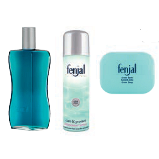 Fenjal Classic Badeschaum 200 ml + Deodorant Spray 150 ml + Toilettenseife 100 g, Kosmetikset