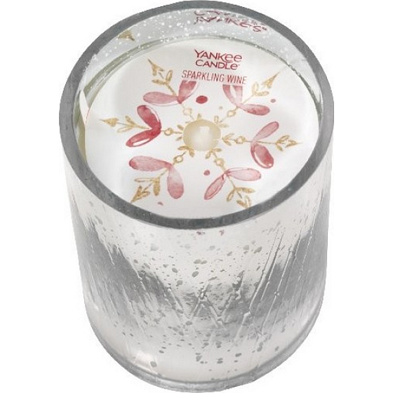 Yankee Candle Sekt - Sekt Spezialkollektion Winter Wish Dekor Duftkerze klein 388 g