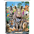 Prime3D Notebook A5 - Exotische Tiere 14,8 x 21 cm