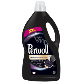 Perwoll Black & Fibre Waschgel stellt eine intensive schwarze Farbe wieder her und schützt vor Formverlust 60 Dosen von 3,6 l