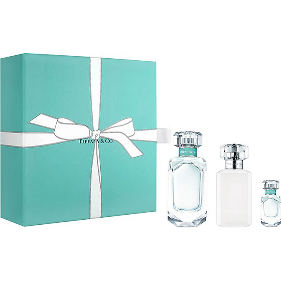 Tiffany & Co. Tiffany parfümiertes Wasser für Frauen 75 ml + parfümiertes Wasser 5 ml + Körperlotion 100 ml, Geschenkset