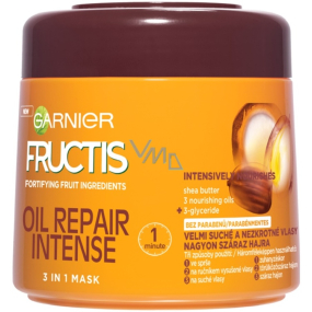 Garnier Fructis Oil Repair Intensive 3-in-1-Multifunktionsmaske für sehr trockenes und ungezähmtes Haar 300 ml