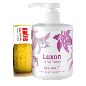 Luxon Lily Violet für Geschirr 450 ml Spender + Schwamm