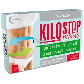Astina Kilostop Probio probiotische Gewichtsabnahme Nahrungsergänzungsmittel 14 Kapseln