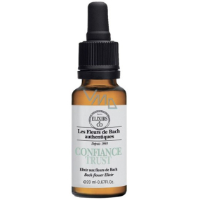 Les Fleurs de Bach Bio Bachovky Selbstvertrauen / Selbstvertrauen Blütenessenz, Elixier geeignet für diejenigen, die nicht vertrauen und unter Schüchternheit, Vorsicht und Schüchternheit leiden 20 ml