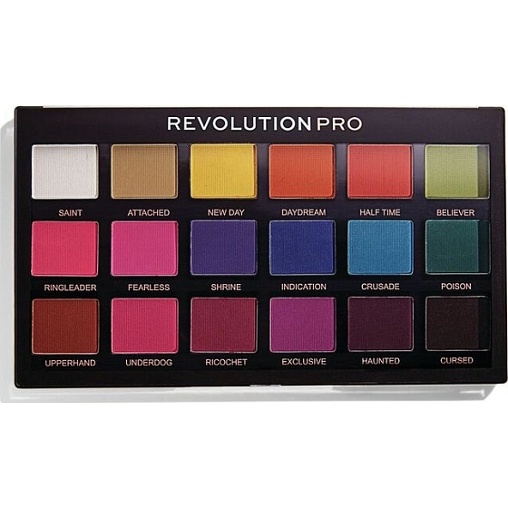 Makeup Revolution Pro Regeneration Lidschatten-Palette Trends Unfug Mattes 18 x 0,8 g
