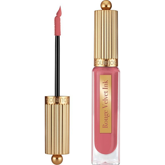 Bourjois Rouge Velvet Ink matt flüssiger Lippenstift 03 Rose Me Tender 3,5 ml