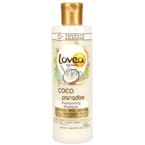 Lovea Kokosöl-Shampoo für trockenes und strapaziertes Haar 250 ml