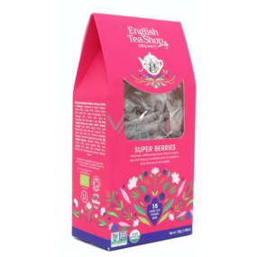 English Tea Shop Bio Superfrüchtetee 15 Stück biologisch abbaubare Teepyramiden 30 g