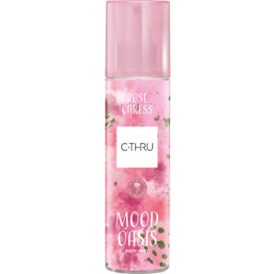 C-Thru Mood Oasis Rose Caress erfrischendes Körperspray für Frauen 200 ml