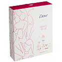 Dove Nourishing Secrets Brightening Ritual Lotusblüten- und Reiswasser-Duschgel 250 ml + Invisible Care Floral Touch Antitranspirant Deodorant Spray 150 ml + Rosa Creme-Toilettenseife 100 g, Kosmetikset für Frauen