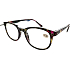 Berkeley Lesebrille Dioptrien +2,5 Kunststoff blau, violett-braun 1 Stück MC2198