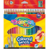 Colorino Buntstifte dreieckig 24 Farben + Bleistiftspitzer