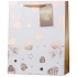 Emocio Papier Geschenk Tasche 26 x 32 cm Weihnachten Bronze Kegel