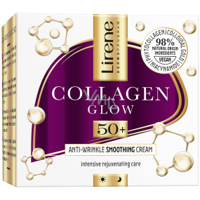 Lirene Collagen Glow Niacinamid 50+ Anti-Falten-Gesichtscreme 50 ml