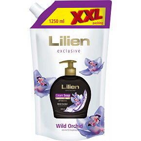 Lilien flüssige Seife cremig Wild Orchid XXL Nachfüllung, 1250 ml