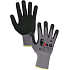 Ica Arbeits-Handschuhe, beschichtet mit Nitril grau-schwarz, Größe 8, 1 Paar