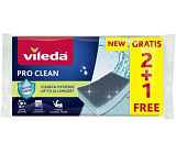 Vileda Pro Clean Schwamm für Geschirr, 2+1 Stück