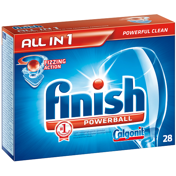 Calgonit Finish All-in 1 Normale Spülmaschinentabletten 28 Stück