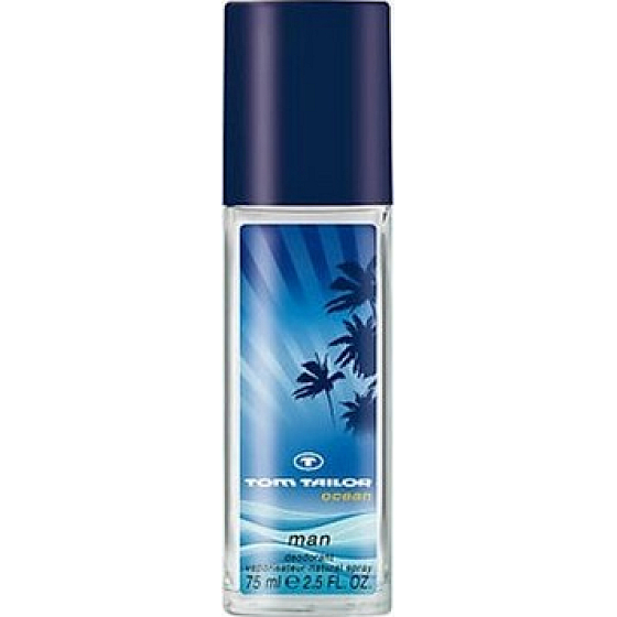 Tom Tailor Ocean Man parfümiertes Deodorantglas für Männer 75 ml