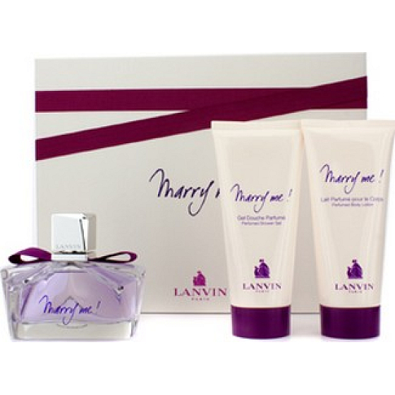 Lanvin Heirate mich! Parfümiertes Wasser für Frauen 75 ml + Körperlotion 100 ml + Duschgel 100 ml, Geschenkset