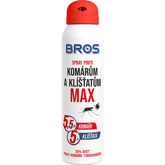 Bros Max Repellent gegen Mücken und Zecken sprühen 90 ml