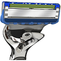 Gillette Fusion ProGlide Flexball Power Silver Rasierer + Ersatzkopf 1 Stück + Akku 1 Stück, für Männer