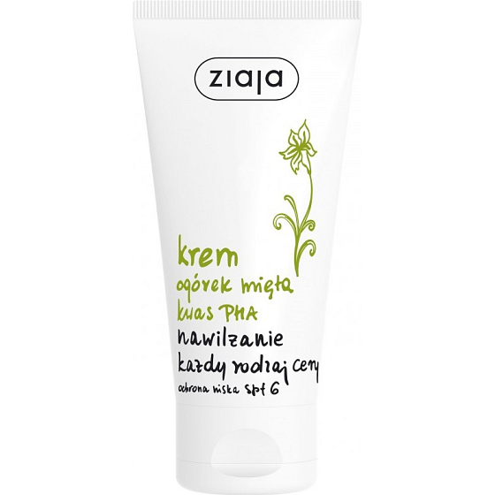 Ziaja Gurke Minze SPF 6 Gesichtsfeuchtigkeitscreme 50 ml