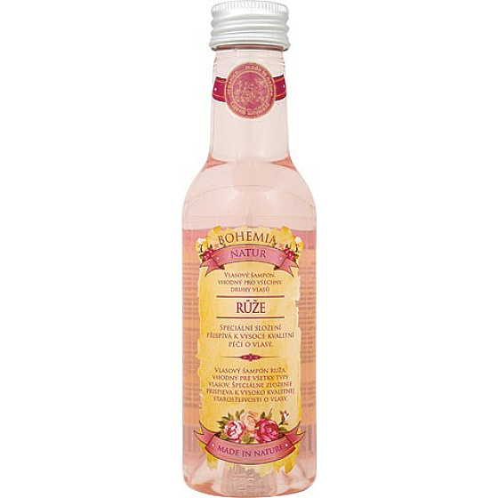 Bohemia Gifts Rosarium mit Hagebuttenextrakten und Rosenblüten Haarshampoo 200 ml