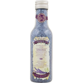 Böhmen schenkt Lavendel mit Kräuterextrakt und dem Duft von Lavendelbad entspannendes Salz 250 ml