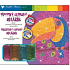 Bild eines glitzernden Glitzerpapageien 17 x 13 cm